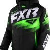 FXR 2023 Boost Youth Snowmobile Jacket Black/Lime -FXR SHOP 4801675