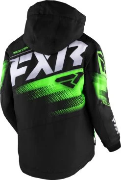 FXR 2023 Boost Youth Snowmobile Jacket Black/Lime -FXR SHOP 4801675 2