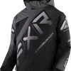 FXR 2023 CX Child Snowmobile Jacket Black/Char/Grey
