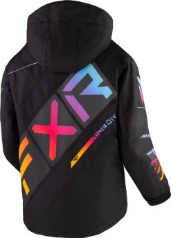 Alternative view of FXR 2023 CX Youth Snowmobile Jacket Black/Spectrum