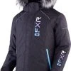 FXR 2023 Fresh Youth Snowmobile Jacket Black Heather/Sky-Lilac Fade -FXR SHOP 4801697