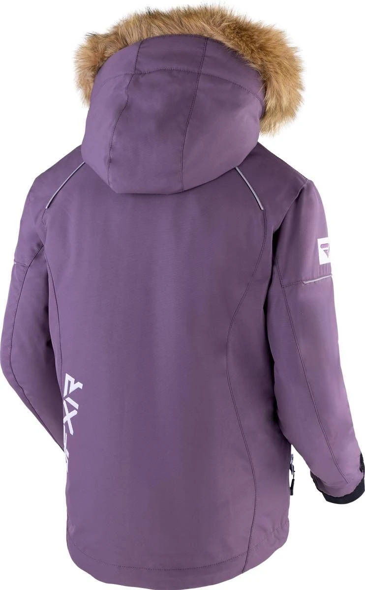 FXR 2023 Fresh Child Snowmobile Jacket Muted Grape/Dusty Lilac 4 FXR 2023 Fresh Child Snowmobile Jacket Muted Grape/Dusty Lilac - Image 2