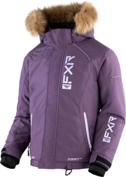 FXR 2023 Fresh Youth Snowmobile Jacket Muted Grape/Dusty Lilac