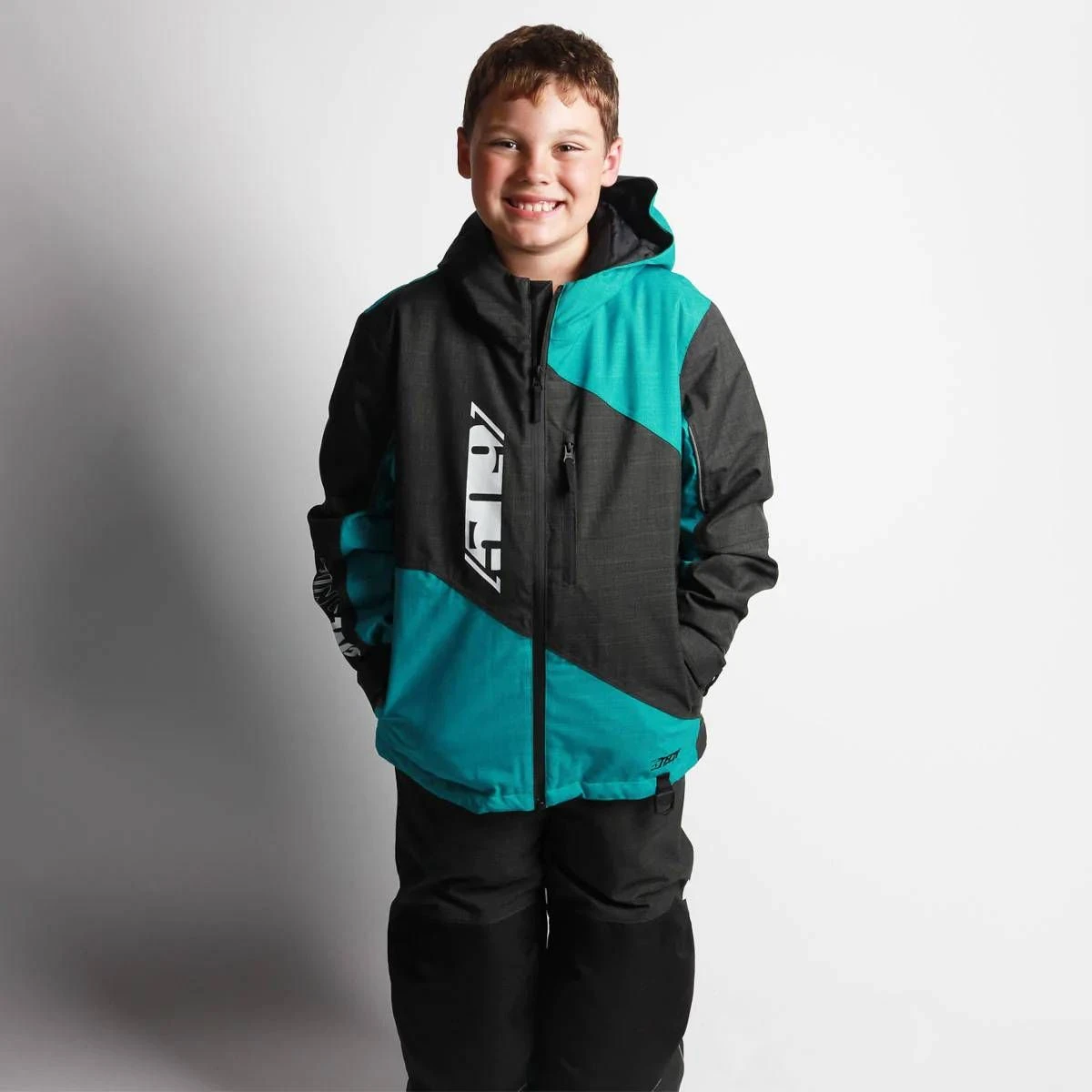 509 Rocco Youth Snowmobile Jacket Emerald 5 509 Rocco Youth Snowmobile Jacket Emerald - Image 3