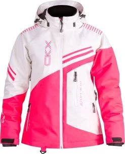CKX Reach 3in1 Womens Snowmobile Jacket Pink/White