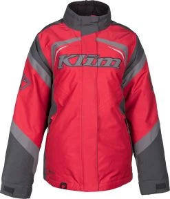 Klim Spark Womens Snowmobile Jacket Asphalt/Chili Pepper -FXR SHOP 4807568 3