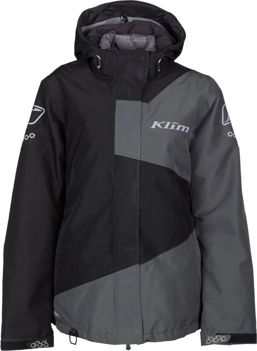 Klim Fuse Womens Snowmobile Jacket Black/Asphalt 5 Klim Fuse Womens Snowmobile Jacket Black/Asphalt - Image 3