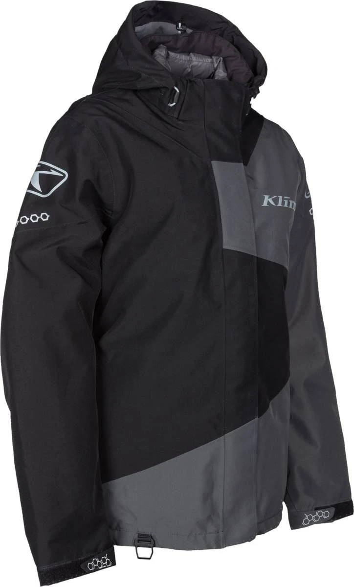Klim Fuse Womens Snowmobile Jacket Black/Asphalt 7 Klim Fuse Womens Snowmobile Jacket Black/Asphalt - Image 5