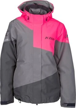 Klim Fuse Womens Snowmobile Jacket Castlerock Gray/Knockout Pink 10 Klim Fuse Womens Snowmobile Jacket Castlerock Gray/Knockout Pink -FXR SHOP 4807578 3