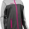 Castle X Fusion G4 Womens Snowmobile Jacket Black/Heather/Pink Glo