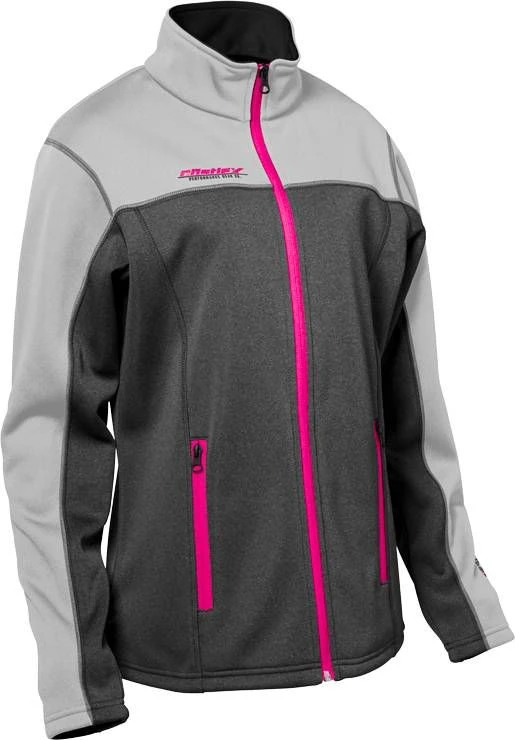 Castle X Fusion G4 Womens Snowmobile Jacket Black/Heather/Pink Glo 3 Castle X Fusion G4 Womens Snowmobile Jacket Black/Heather/Pink Glo