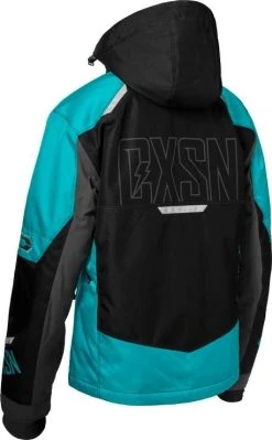 Castle X Strike G5 Snowmobile Womens Jacket Turquoise/Black/Charcoal -FXR SHOP 4808699 2