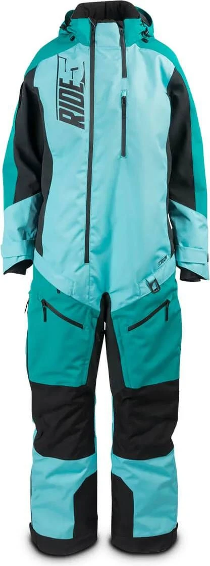 509 Allied Womens Snowmobile Monosuit Shell Emerald/Mint 3 509 Allied Womens Snowmobile Monosuit Shell Emerald/Mint