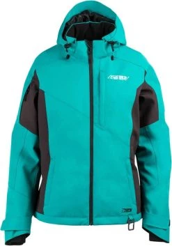 509 Range Insulated Snowmobile Womens Jacket Emerald With Mint