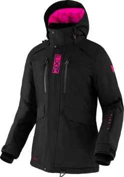 FXR 2022 Aerial Womens Snowmobile Jacket Black/E Pink