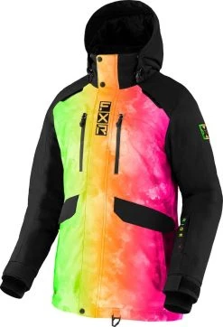 FXR 2022 Aerial Womens Snowmobile Jacket Sherbert Ink/Black