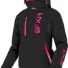 FXR 2022 Evo FX Womens Snowmobile Jacket Black/Raspberry Fade