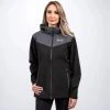 FXR Adventure Tri-Laminate Womens Snowmobile Jacket Black/Char -FXR SHOP 4809806