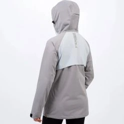 Alternative view of FXR Jade Dual-Laminate Womens Snowmobile Jacket Grey/Ice