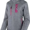 FXR 2023 Fresh Womens Snowmobile Jacket Grey Linen/Fuchsia -FXR SHOP 4809811