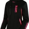 FXR 2023 Evo FX Womens Snowmobile Jacket Black/Raspberry Fade