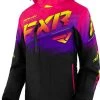 FXR 2023 Boost FX Womens Snowmobile Jacket Black/Neon Fusion -FXR SHOP 4809823