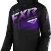 FXR 2023 Boost FX Womens Snowmobile Jacket Black/Purple -FXR SHOP 4809824