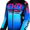 FXR 2023 RRX Womens Snowmobile Jacket Black/Blue/E Pink Fade -FXR SHOP 4809834