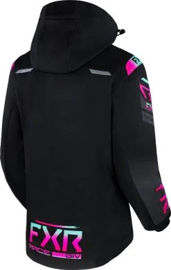 FXR 2023 RRX Womens Snowmobile Jacket Black/Mint-Rasp Fade -FXR SHOP 4809836 2