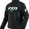 FXR 2023 Adrenaline Womens Snowmobile Jacket Black/ Mint 1 FXR 2023 Adrenaline Womens Snowmobile Jacket Black/ Mint -FXR SHOP 4809840