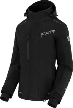 FXR 2023 Edge Womens Snowmobile Jacket Black/Silver