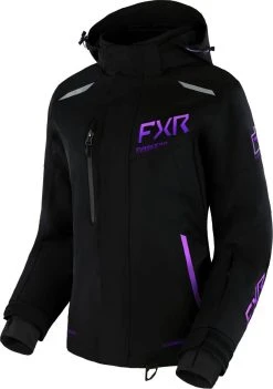 FXR 2023 Renegade FX Womens Snowmobile Jacket Black/Purple Fade