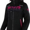 FXR 2023 Maverick Womens Snowmobile Jacket Black/Fuchsia Fade -FXR SHOP 4809857