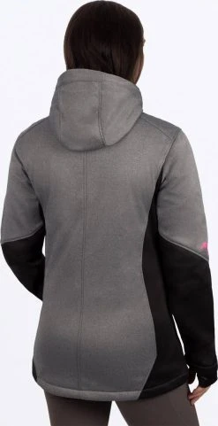 FXR Pulse Softshell Womens Snowmobile Jacket Grey/Rasberry -FXR SHOP 4809893 2