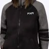 FXR Maverick Softshell Womens Snowmobile Jacket Grey/Rose -FXR SHOP 4809896