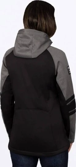 FXR Maverick Softshell Womens Snowmobile Jacket Grey/Rose -FXR SHOP 4809896 2