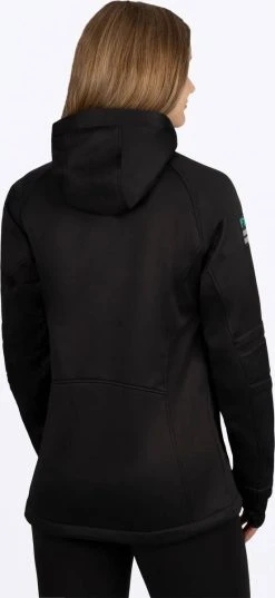 Alternative view of FXR Maverick Softshell Womens Snowmobile Jacket Black/Mint
