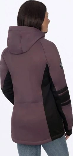 Alternative view of FXR Maverick Softshell Womens Snowmobile Jacket Muted Grape/Black