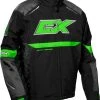Castle X Blade G5 Snowmobile Jacket Charcoal/Green/Black