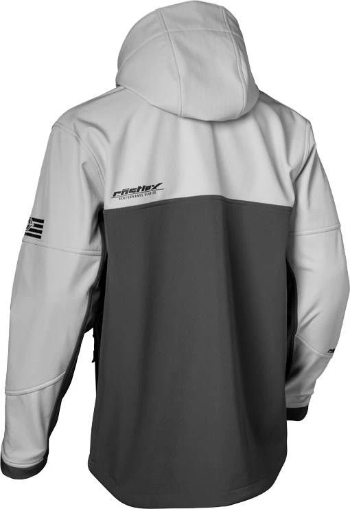 Castle X Barrier G4 Snowmobile Jacket Silver/Charcoal/Black 4 Castle X Barrier G4 Snowmobile Jacket Silver/Charcoal/Black - Image 2