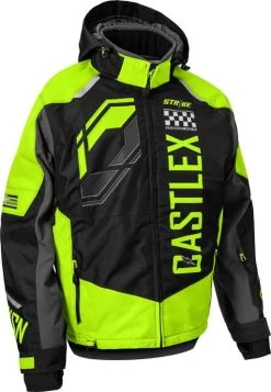 Castle X Strike G5 Snowmobile Jacket Hi-Vis/Black/Charcoal