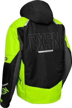 Alternative view of Castle X Strike G5 Snowmobile Jacket Hi-Vis/Black/Charcoal