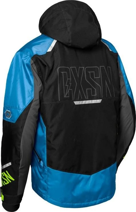 Castle X Strike G5 Snowmobile Jacket Process Blue/Black/Hi-Vis 4 Castle X Strike G5 Snowmobile Jacket Process Blue/Black/Hi-Vis - Image 2