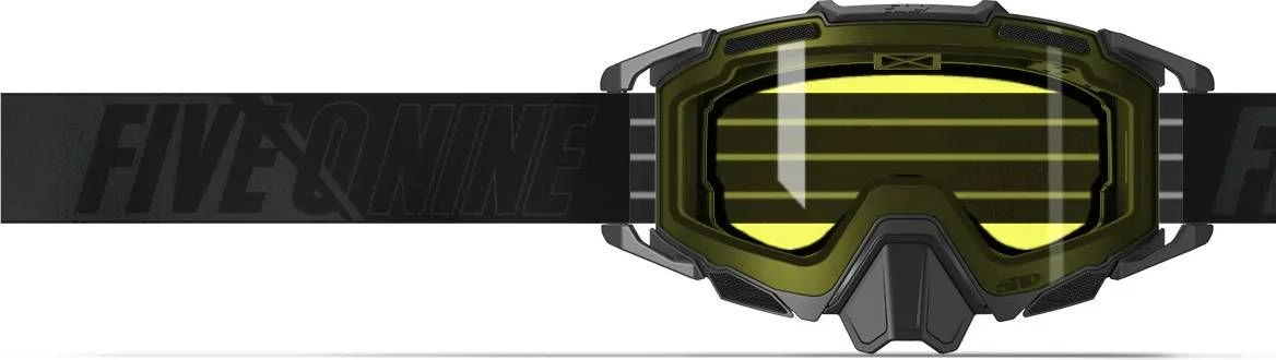 509 Sinister X7 Snowmobile Goggle Black With Yellow 3 509 Sinister X7 Snowmobile Goggle Black With Yellow