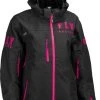 Fly Racing Womens Carbon Snowmobile Jacket Black/Pink 2 Fly Racing Womens Carbon Snowmobile Jacket Black/Pink -FXR SHOP 5401002