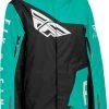 Fly Racing Womens SNX Pro Snowmobile Jacket Black/Mint -FXR SHOP 5401003