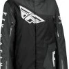 Fly Racing Womens SNX Pro Snowmobile Jacket Black/Grey -FXR SHOP 5401004