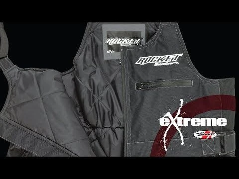 Rocket SnowGear Extreme Womens Snowmobile Bib Black 4 Rocket SnowGear Extreme Womens Snowmobile Bib Black - Image 2